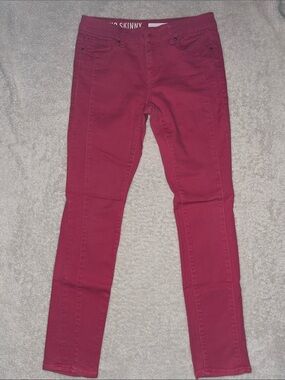 DKNY Women's Pink Skinny Jeans